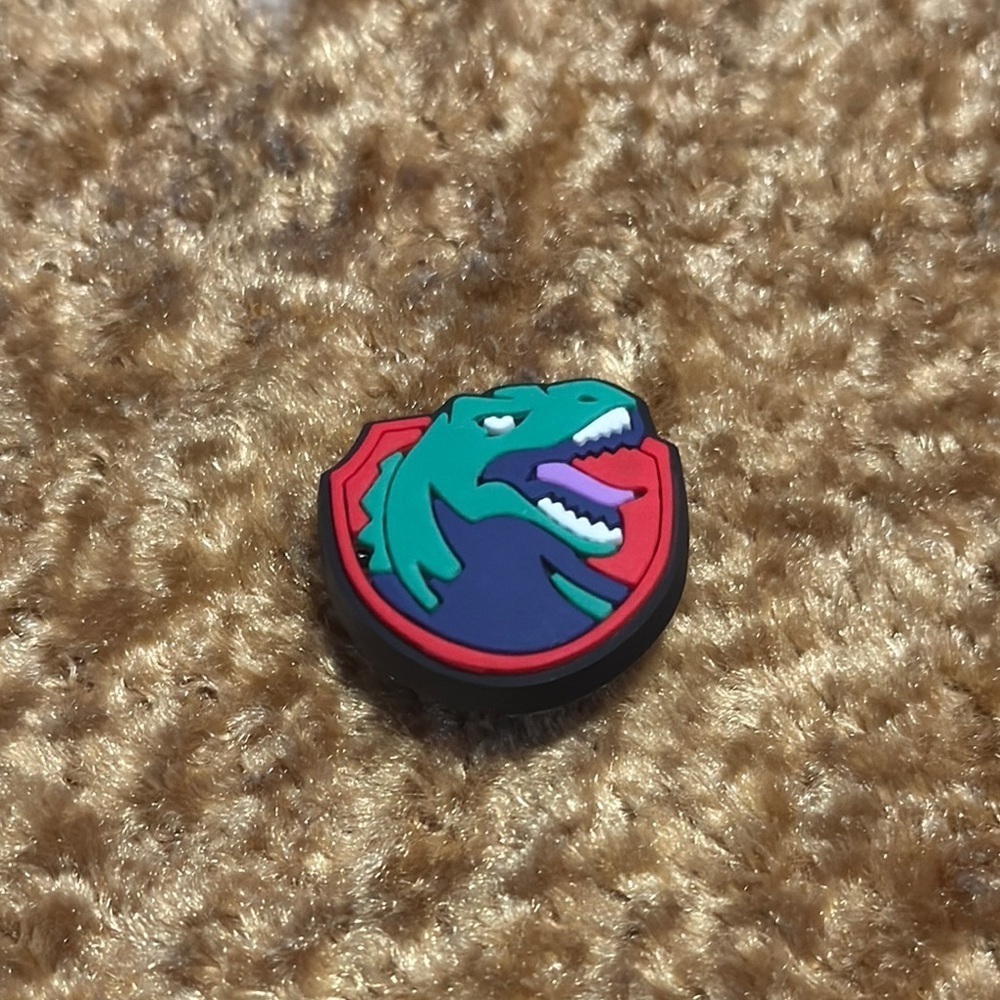 Kids Green Dinosaur Jibbitz Shoe Charm  Accessory For Crocs & Shoes New 5/$15